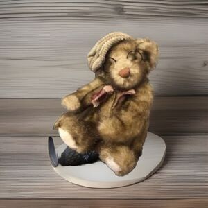 Dan Dee 100th Anniversary Teddy's Teddy Jointed Teddy Bear Plush Hat Glasses